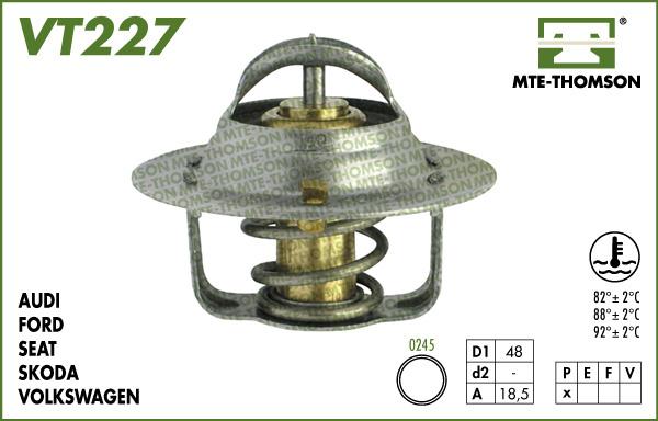 MTE-Thomson VT227.92 - Термостат, охлаждающая жидкость autodnr.net