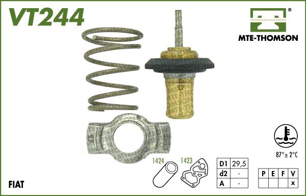 MTE-Thomson VT244.87 - Термостат, охолоджуюча рідина autocars.com.ua