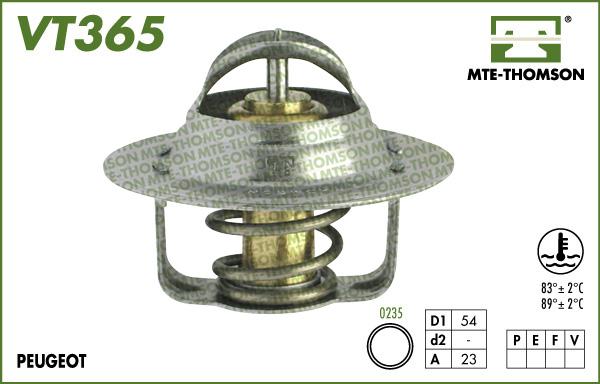 MTE-Thomson VT365.89 - Термостат, охлаждающая жидкость autodnr.net