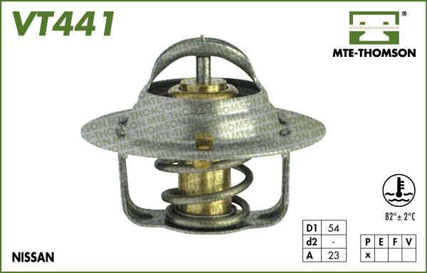 MTE-Thomson VT441.82 - Термостат, охлаждающая жидкость autodnr.net