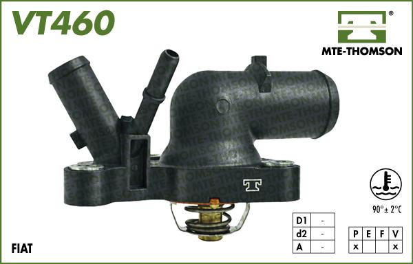 MTE-Thomson VT460.90 - Термостат, охлаждающая жидкость autodnr.net