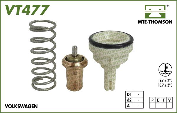 MTE-Thomson VT477.95 - Термостат, охлаждающая жидкость autodnr.net