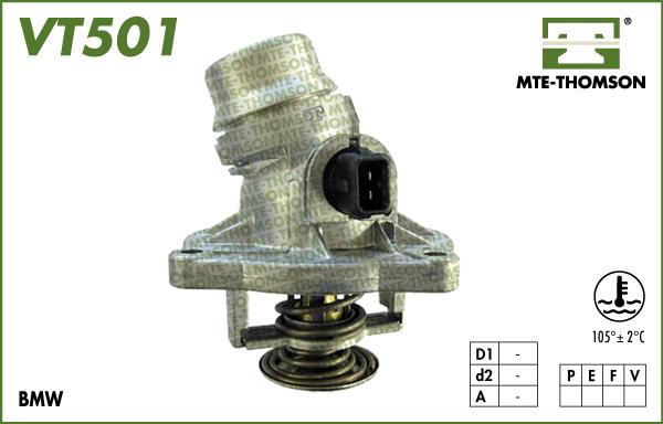 MTE-Thomson VT501.105 - Термостат, охолоджуюча рідина autocars.com.ua