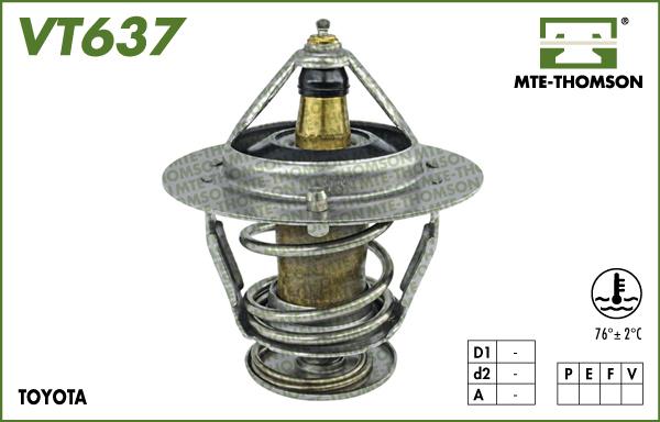 MTE-Thomson VT637.76 - Термостат, охлаждающая жидкость autodnr.net