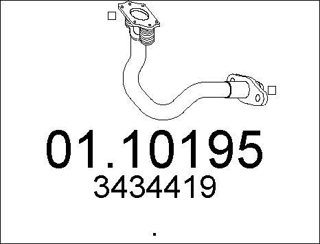 MTS 01.10195 - Труба выхлопного газа autodnr.net