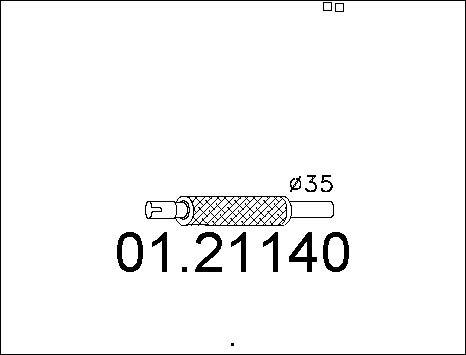 MTS 01.21140 - Труба выхлопного газа autodnr.net