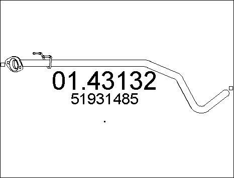 MTS 01.43132 - Труба выхлопного газа autodnr.net