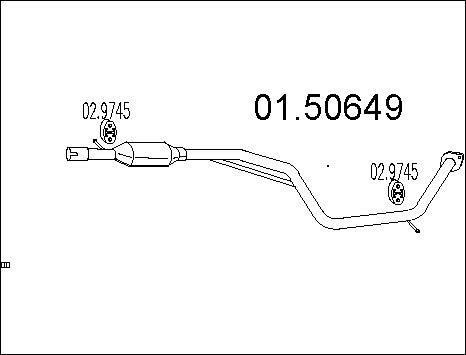 MTS 01.50649 - Средний глушитель выхлопных газов autodnr.net