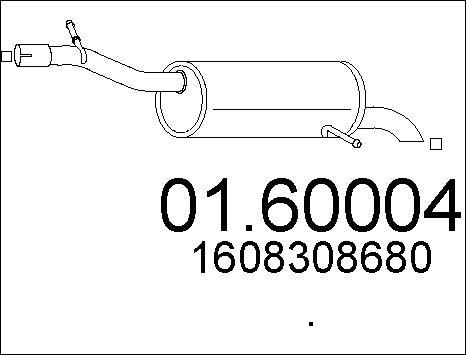 MTS 01.60004 - Глушитель выхлопных газов, конечный avtokuzovplus.com.ua