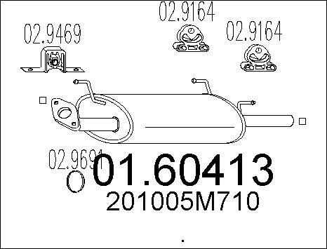 MTS 01.60413 - Глушник autocars.com.ua