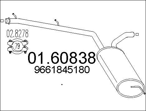 MTS 01.60838 - Глушник autocars.com.ua