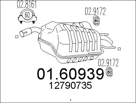 MTS 01.60939 - Глушитель выхлопных газов, конечный autodnr.net