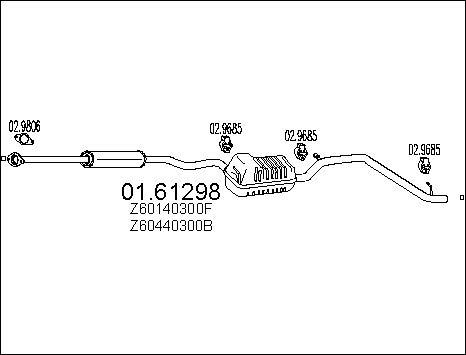 MTS 01.61298 - Глушитель выхлопных газов, конечный avtokuzovplus.com.ua