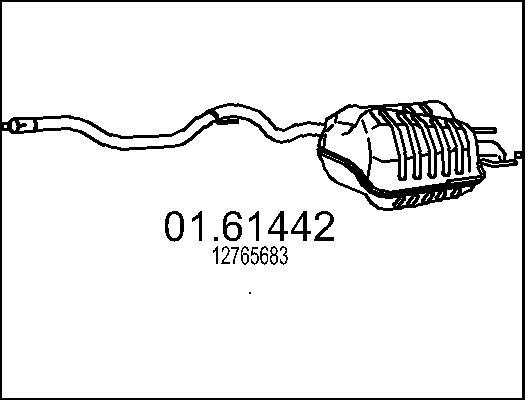 MTS 01.61442 - Глушитель выхлопных газов, конечный autodnr.net
