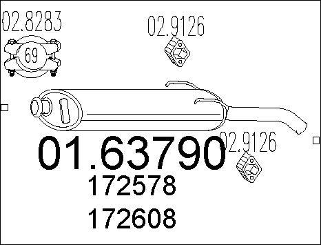 MTS 01.63790 - Глушитель выхлопных газов, конечный autodnr.net