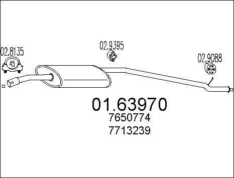 MTS 01.63970 - Глушитель выхлопных газов, конечный autodnr.net