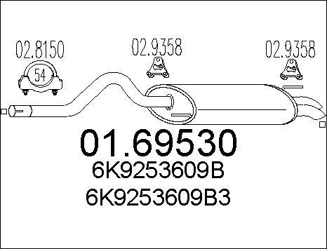 MTS 01.69530 - Глушник autocars.com.ua