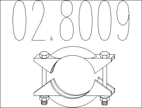 MTS 02.8009 - З'єднувальні елементи, система випуску autocars.com.ua
