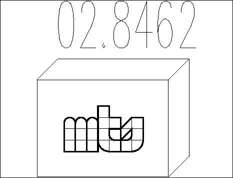 MTS 02.8462 - Монтажний комплект, глушитель autocars.com.ua