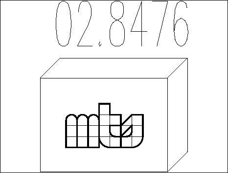 MTS 02.8476 - Монтажний комплект, глушитель autocars.com.ua