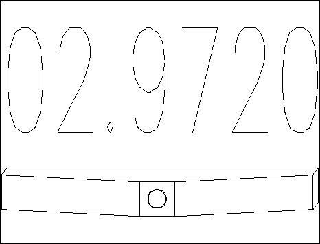 MTS 02.9720 - Кронштейн, втулка, система випуску autocars.com.ua