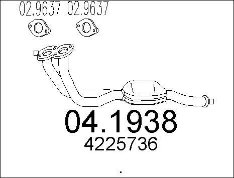 MTS 04.1938 - Каталізатор autocars.com.ua