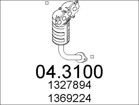 MTS 04.3100 - Катализатор autodnr.net