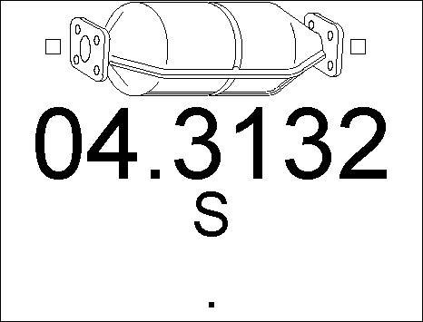 MTS 04.3132 - Каталізатор autocars.com.ua