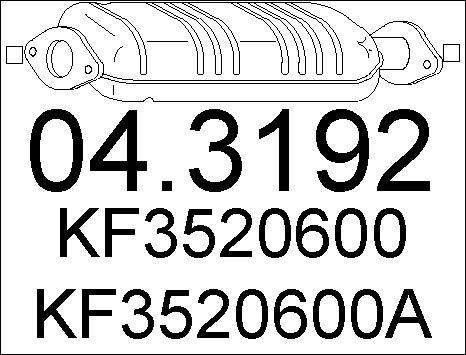 MTS 04.3192 - Каталізатор autocars.com.ua