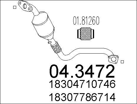 MTS 04.3472 - Катализатор autodnr.net