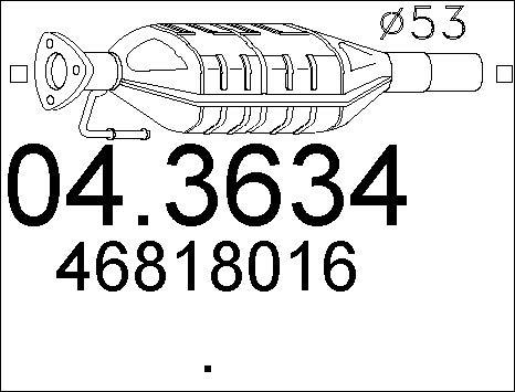 MTS 04.3634 - Катализатор avtokuzovplus.com.ua