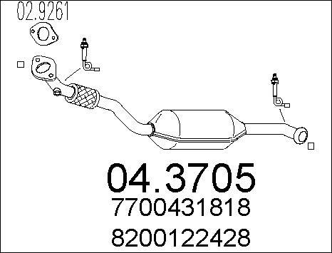 MTS 04.3705 - Катализатор autodnr.net