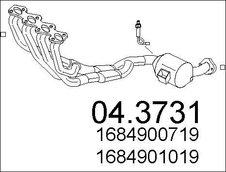 MTS 04.3731 - Каталізатор autocars.com.ua