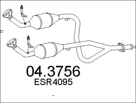 MTS 04.3756 - Каталізатор autocars.com.ua