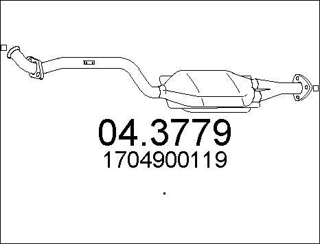 MTS 04.3779 - Каталізатор autocars.com.ua