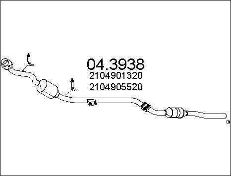 MTS 04.3938 - Катализатор autodnr.net