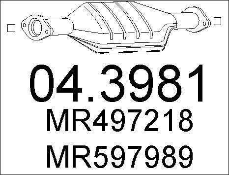 MTS 04.3981 - Катализатор avtokuzovplus.com.ua