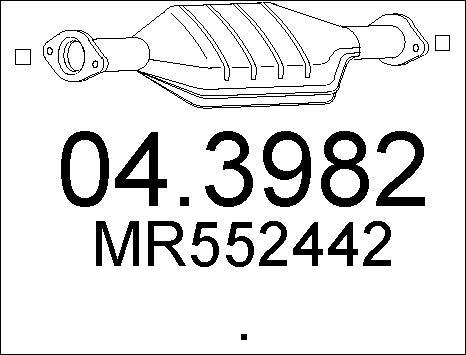 MTS 04.3982 - Катализатор avtokuzovplus.com.ua