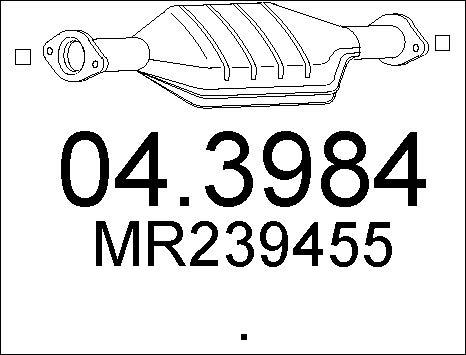 MTS 04.3984 - Катализатор avtokuzovplus.com.ua