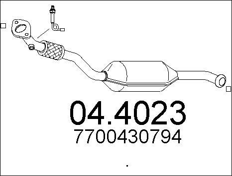 MTS 04.4023 - Катализатор autodnr.net