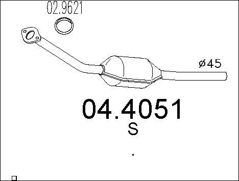 MTS 04.4051 - Катализатор avtokuzovplus.com.ua