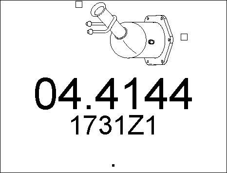 MTS 04.4144 - Катализатор autodnr.net