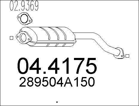 MTS 04.4175 - Катализатор avtokuzovplus.com.ua