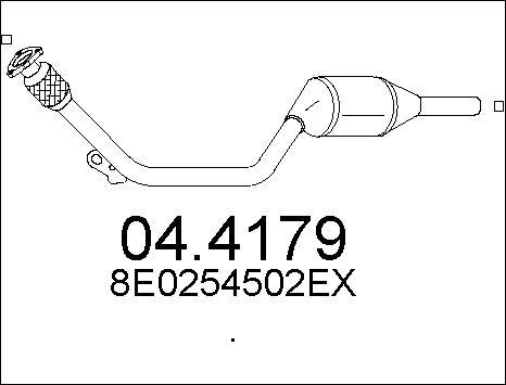 MTS 04.4179 - Каталізатор autocars.com.ua