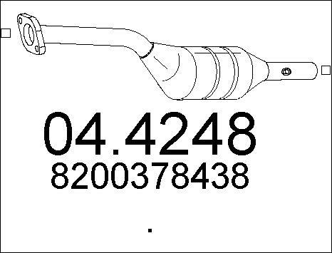 MTS 04.4248 - Каталізатор autocars.com.ua