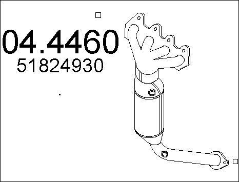 MTS 04.4460 - Каталізатор autocars.com.ua