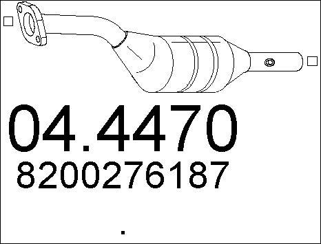 MTS 04.4470 - Каталізатор autocars.com.ua