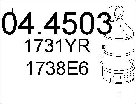 MTS 04.4503 - Каталізатор autocars.com.ua