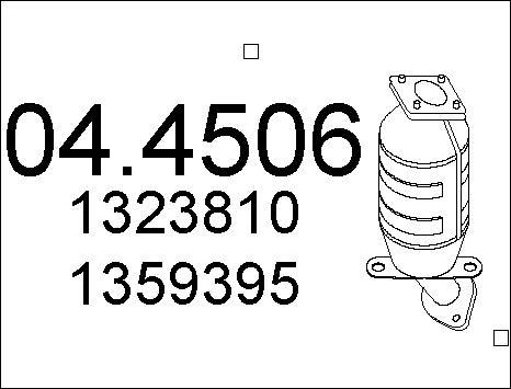 MTS 04.4506 - Каталізатор autocars.com.ua