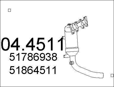 MTS 04.4511 - Катализатор avtokuzovplus.com.ua